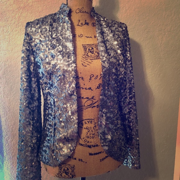 Jackets & Blazers - London Jean Brand Sequin Blazer